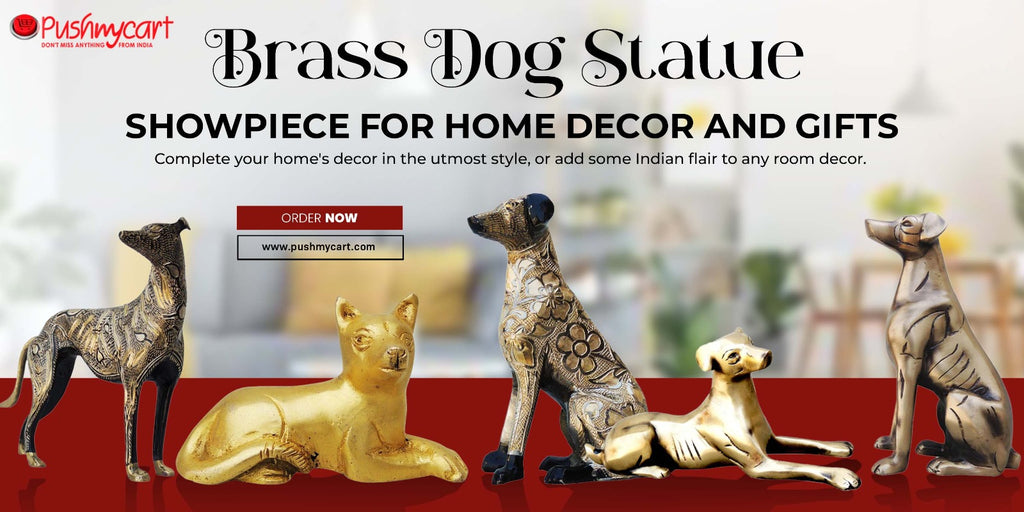 Brass Dog Statue Can Bring Good Fortune and Balance